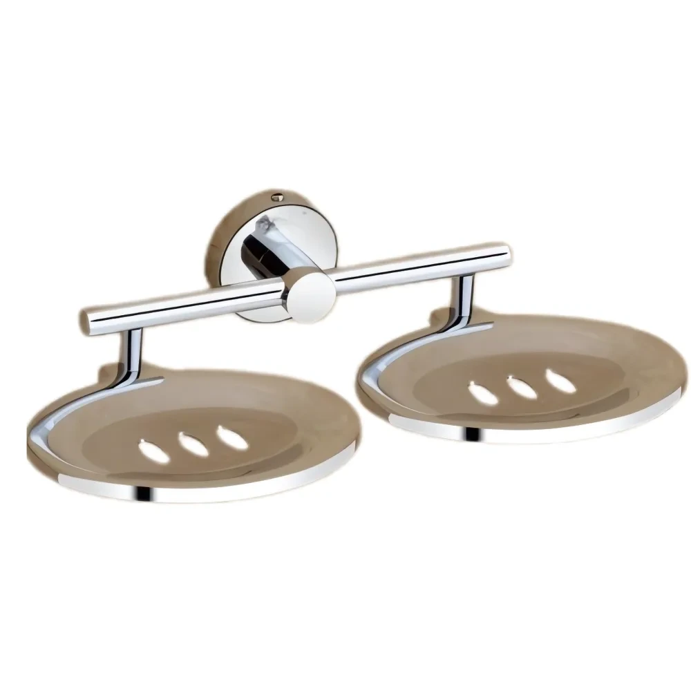SS304 Lunox Double Soap Dish Premium - GribonHome