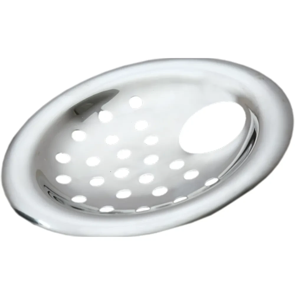 SS202 4" Round Bidding Jali with Hole - Rates Per Dozen - GribonHome