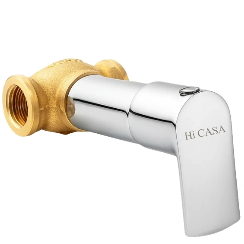 Brass Viber Concealed Stop Cock 20mm W/ Flange - GribonHome