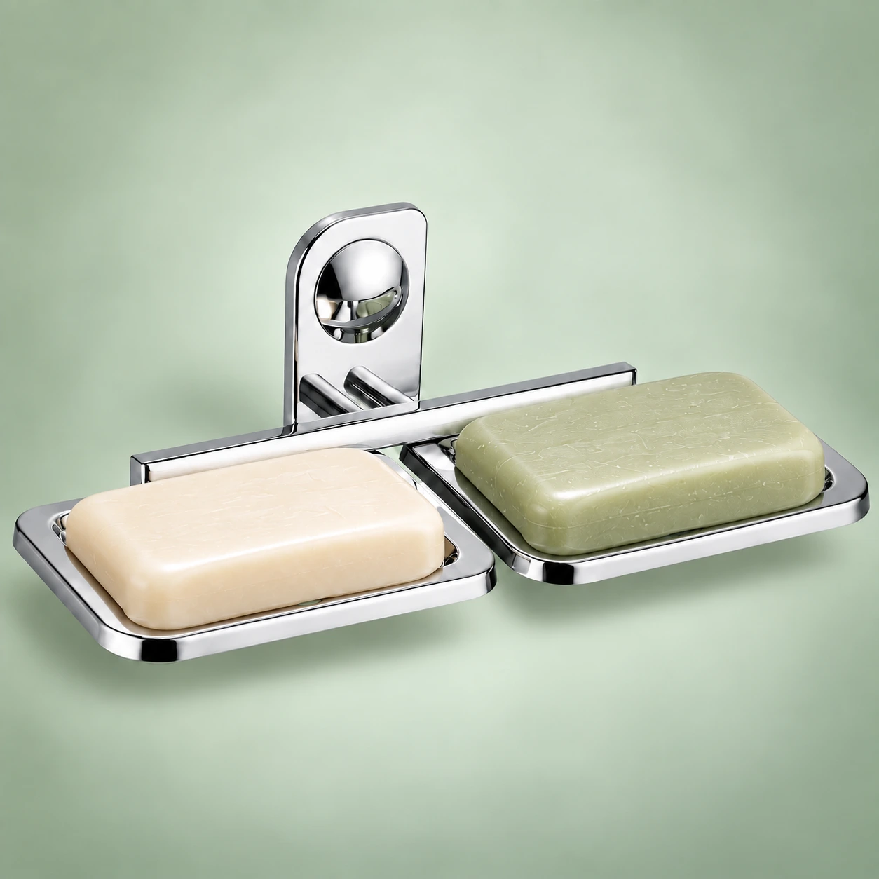 SS202 Dream Double Soap Dish Premium - GribonHome