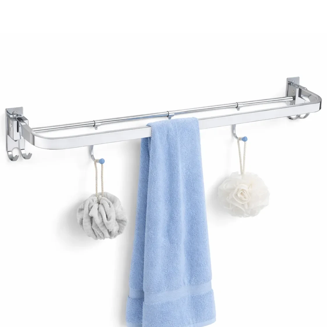 SS202 24" Foldable Towel Rod - GribonHome