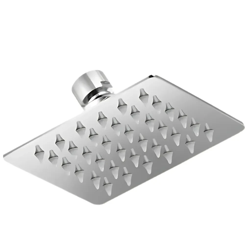 SS 6 x 6 Inch" Aero Slim Overhead Shower - GribonHome