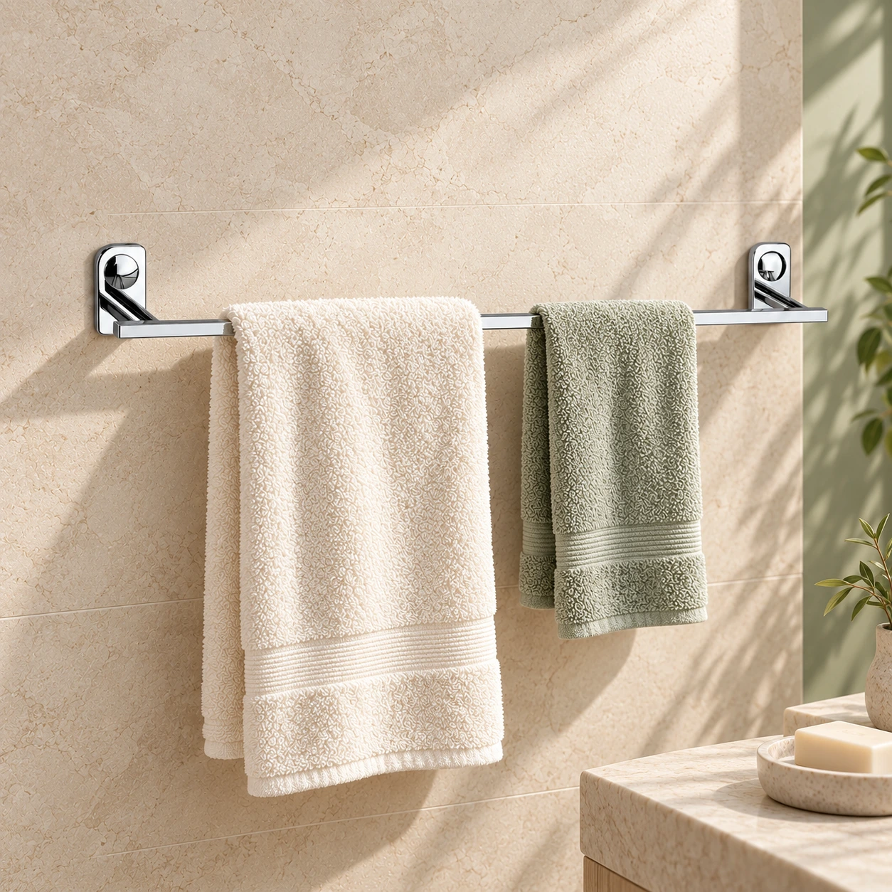 SS202 24" Dream Towel Rod Premium - GribonHome