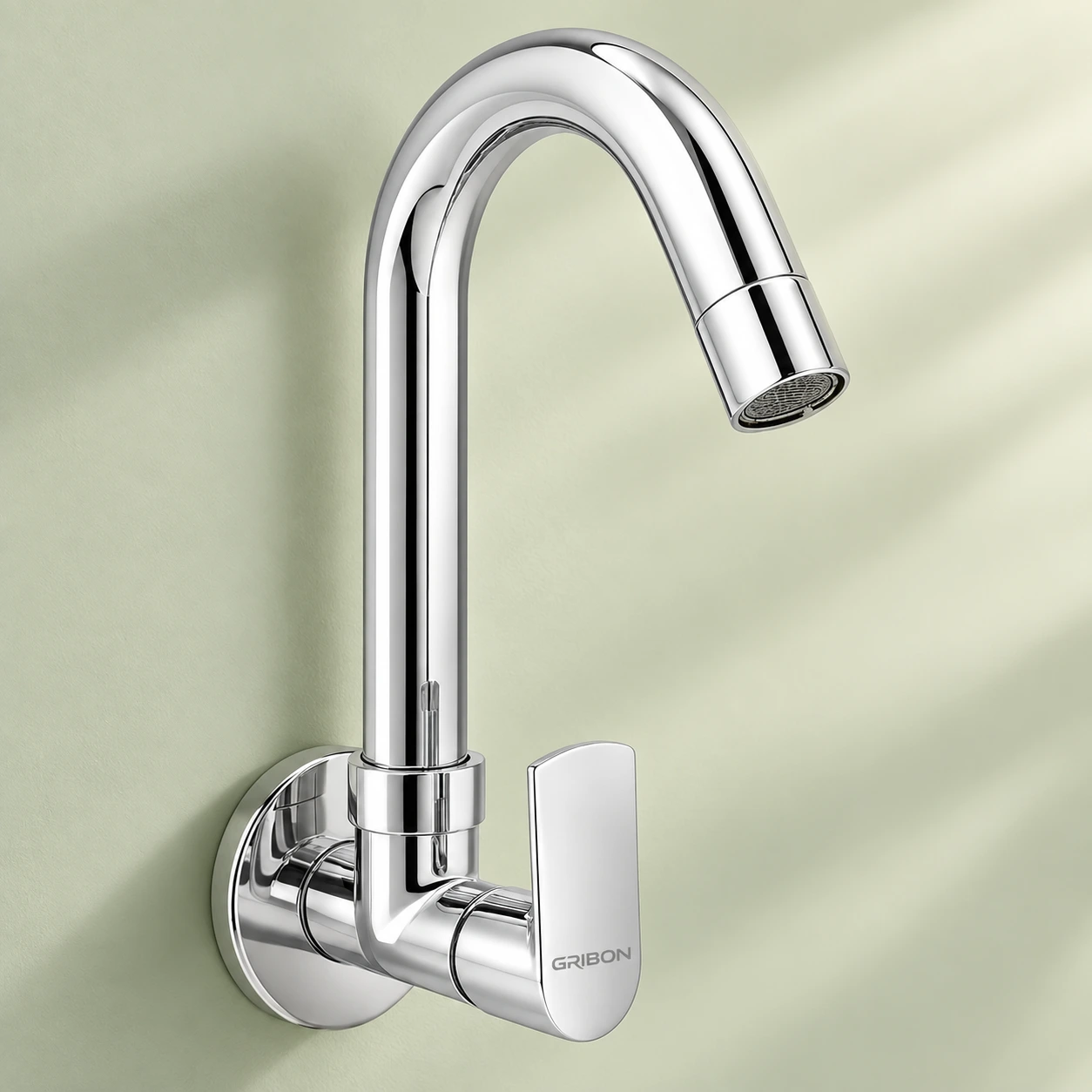 Brass Viber Sink Cock W/ Flange - GribonHome