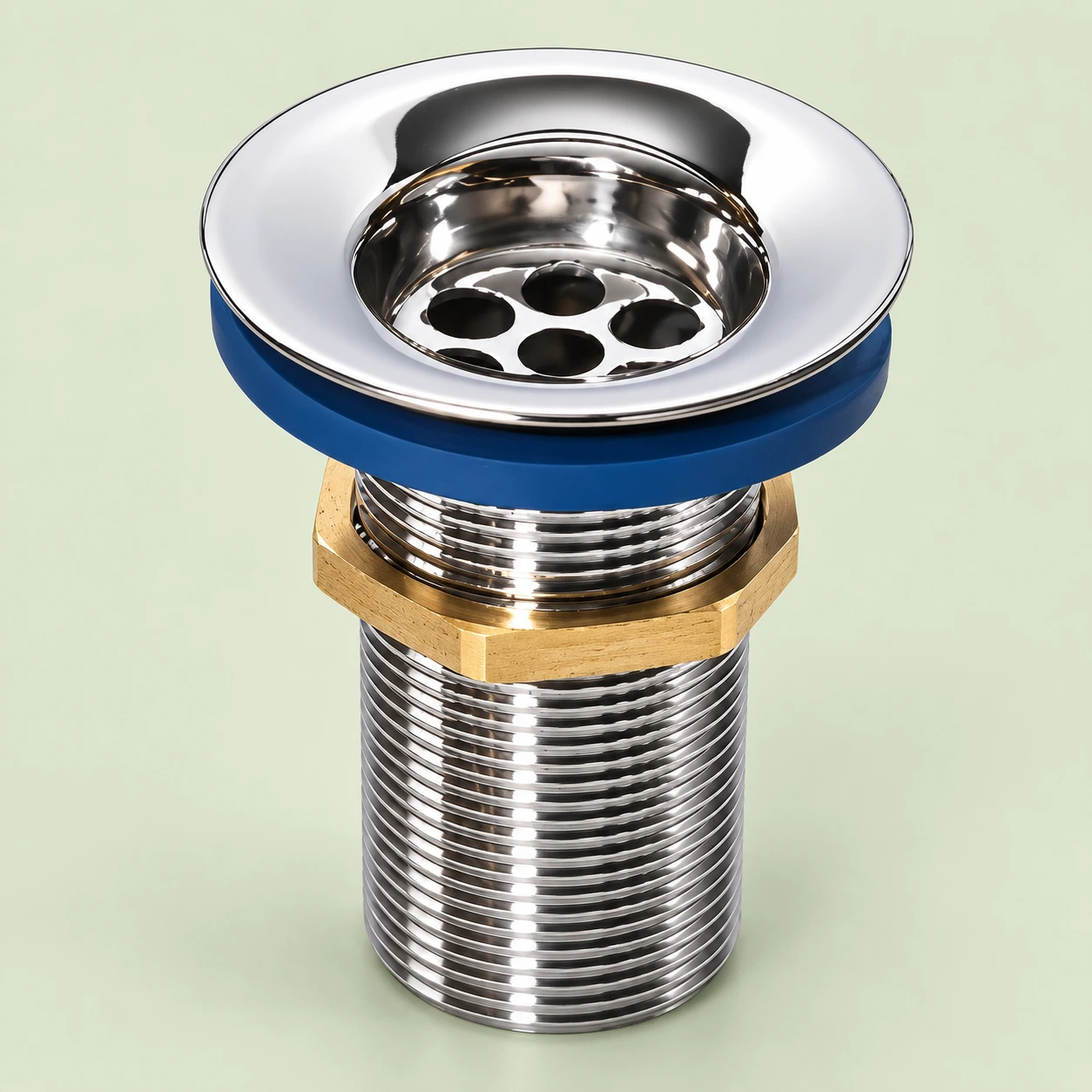 SS202 6" Waste Coupling - GribonHome