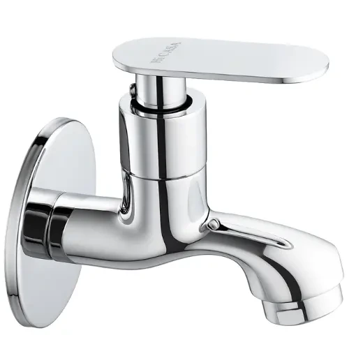 Brass Delta Bib Cock W/ Flange - GribonHome