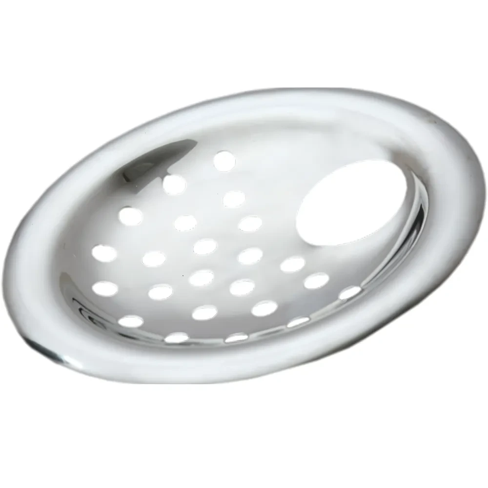 SS202 5" Round Bidding Jali with Hole - Rates Per Dozen - GribonHome