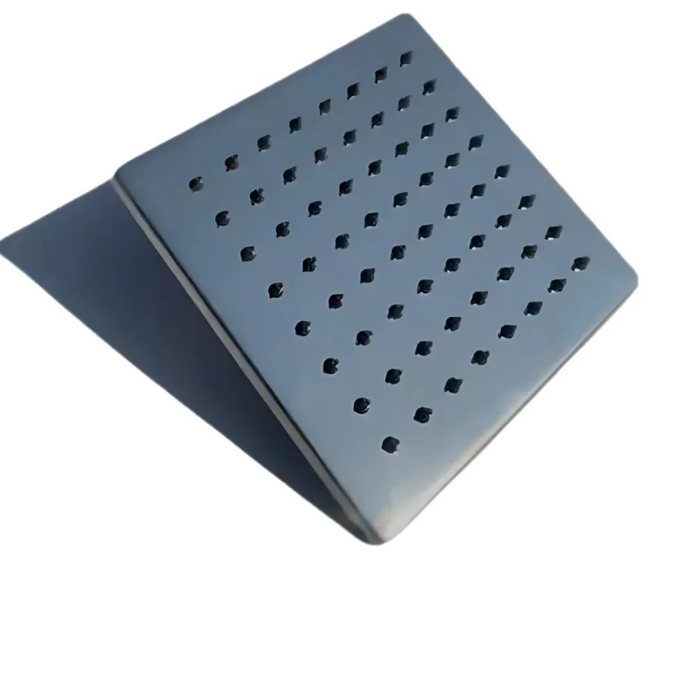 SS202 8 x 8 Inchelegance Overhead Shower Brass Nut - GribonHome