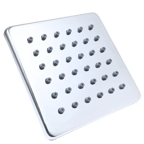 SS202 4 x 4 Inchelegance Overhead Shower Brass Nut - GribonHome