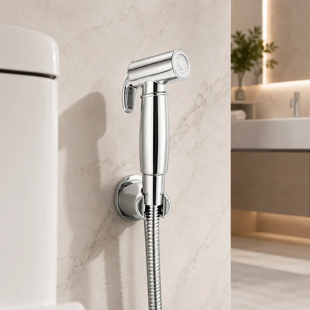 ABS Slim Health Faucet with Shower Tube - GribonHome